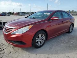 Salvage cars for sale at West Palm Beach, FL auction: 2014 Hyundai Sonata GLS