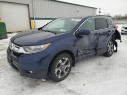 Salvage cars for sale at Leroy, NY auction: 2018 Honda CR-V EX