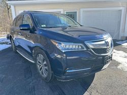 Vehiculos salvage en venta de Copart North Billerica, MA: 2016 Acura MDX Technology