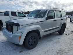 Salvage cars for sale at Assonet, MA auction: 2008 Jeep Liberty Sport