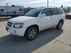 Salvage cars for sale at Sacramento, CA auction: 2006 Toyota Highlander Hybrid