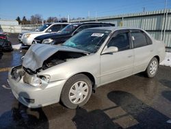 Toyota salvage cars for sale: 2002 Toyota Corolla CE