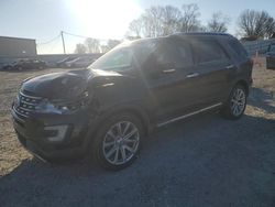 Salvage cars for sale at Gastonia, NC auction: 2016 Ford Explorer Limited