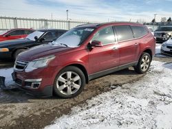 Salvage cars for sale at auction: 2017 Chevrolet Traverse LT