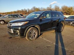 Toyota salvage cars for sale: 2019 Toyota Highlander SE