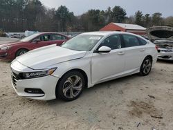 Salvage cars for sale from Copart Mendon, MA: 2018 Honda Accord EX