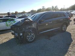 Vehiculos salvage en venta de Copart Riverview, FL: 2014 Infiniti QX60