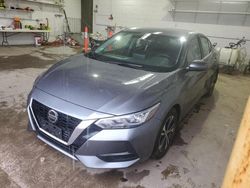 Salvage cars for sale at Chicago Heights, IL auction: 2021 Nissan Sentra SV