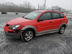 Salvage cars for sale from Copart Cartersville, GA: 2004 Pontiac Vibe