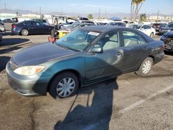 Salvage cars for sale at Van Nuys, CA auction: 2002 Toyota Camry LE