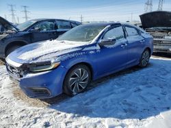 Salvage cars for sale at Elgin, IL auction: 2019 Honda Insight Touring