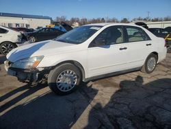 2007 Honda Accord Value en venta en Pennsburg, PA