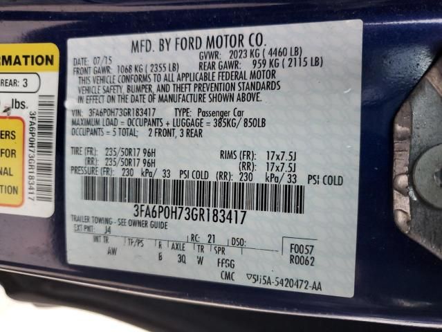 2016 Ford Fusion SE