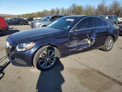 Salvage cars for sale at Brookhaven, NY auction: 2015 Mercedes-Benz C 300 4matic