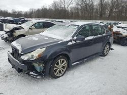 Salvage cars for sale at Ellwood City, PA auction: 2013 Subaru Legacy 2.5I Premium