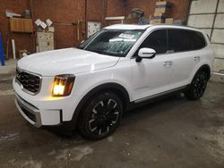 Salvage cars for sale at Ebensburg, PA auction: 2024 KIA Telluride SX