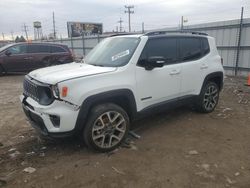 Salvage cars for sale at Chicago Heights, IL auction: 2022 Jeep Renegade Limited