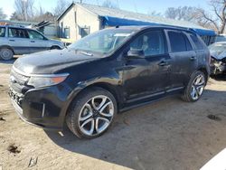 Salvage cars for sale at Wichita, KS auction: 2012 Ford Edge Sport