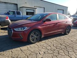 Salvage cars for sale at Woodburn, OR auction: 2018 Hyundai Elantra SEL