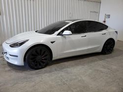 Salvage cars for sale at Tulsa, OK auction: 2023 Tesla Model 3