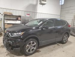 Salvage cars for sale at Des Moines, IA auction: 2018 Honda CR-V EXL