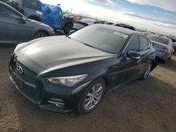 Salvage cars for sale at Brighton, CO auction: 2016 Infiniti Q50 Premium