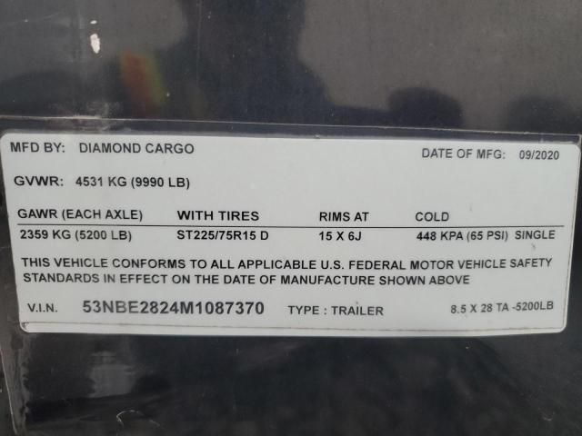 2021 Cargo 2021 Diamond Cargo Enclosed