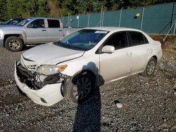 Salvage cars for sale at Graham, WA auction: 2013 Toyota Corolla Base