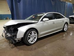 Salvage cars for sale at Woodhaven, MI auction: 2017 Audi A8 L Quattro