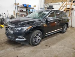 Salvage cars for sale at Ham Lake, MN auction: 2017 Infiniti QX60