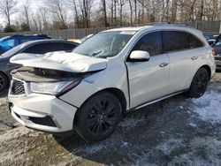 Salvage cars for sale at Waldorf, MD auction: 2018 Acura MDX Technology