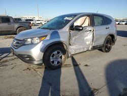 Salvage cars for sale at Grand Prairie, TX auction: 2014 Honda CR-V LX