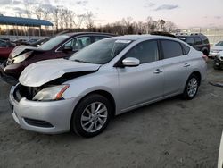 Salvage cars for sale at Spartanburg, SC auction: 2014 Nissan Sentra S