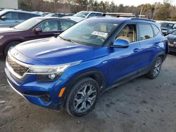 Salvage cars for sale at Exeter, RI auction: 2021 KIA Seltos EX