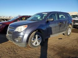 Salvage cars for sale at Brighton, CO auction: 2013 Chevrolet Equinox LS