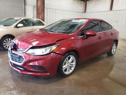 Salvage cars for sale at Lansing, MI auction: 2017 Chevrolet Cruze LT