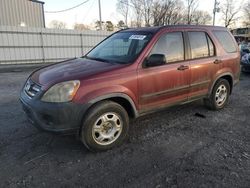 Honda salvage cars for sale: 2005 Honda CR-V LX