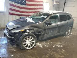 Jeep salvage cars for sale: 2018 Jeep Cherokee Limited