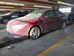 Salvage cars for sale at Dyer, IN auction: 2015 Chrysler 200 Limited