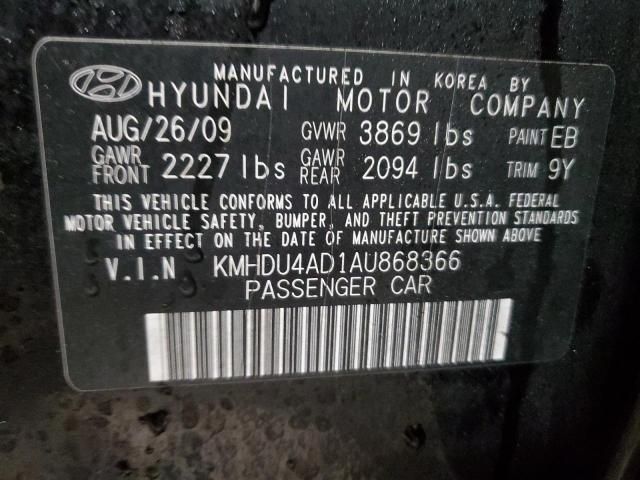 2010 Hyundai Elantra Blue