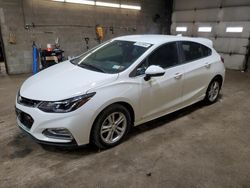 Salvage cars for sale from Copart Angola, NY: 2017 Chevrolet Cruze LT