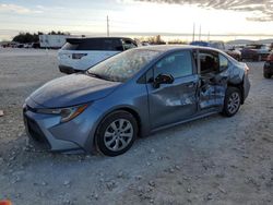 Salvage cars for sale at Taylor, TX auction: 2020 Toyota Corolla LE