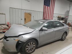 Salvage cars for sale at Des Moines, IA auction: 2015 Toyota Camry XSE