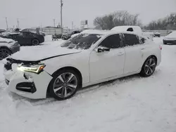 Acura Vehiculos salvage en venta: 2021 Acura TLX Advance