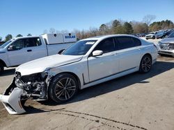 BMW 7 Series salvage cars for sale: 2021 BMW 750 XI