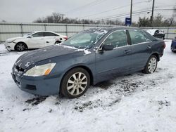 Salvage cars for sale at auction: 2007 Honda Accord EX