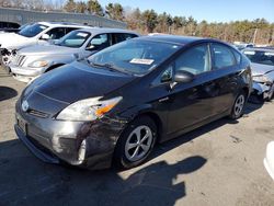 Salvage cars for sale at Exeter, RI auction: 2014 Toyota Prius