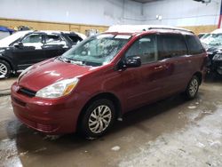 Salvage cars for sale from Copart Kincheloe, MI: 2004 Toyota Sienna CE