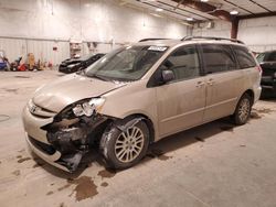 Salvage cars for sale at Milwaukee, WI auction: 2008 Toyota Sienna CE