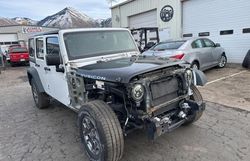 Salvage cars for sale at Magna, UT auction: 2016 Jeep 2013 Jeep Wrangler Unlimited Rubicon